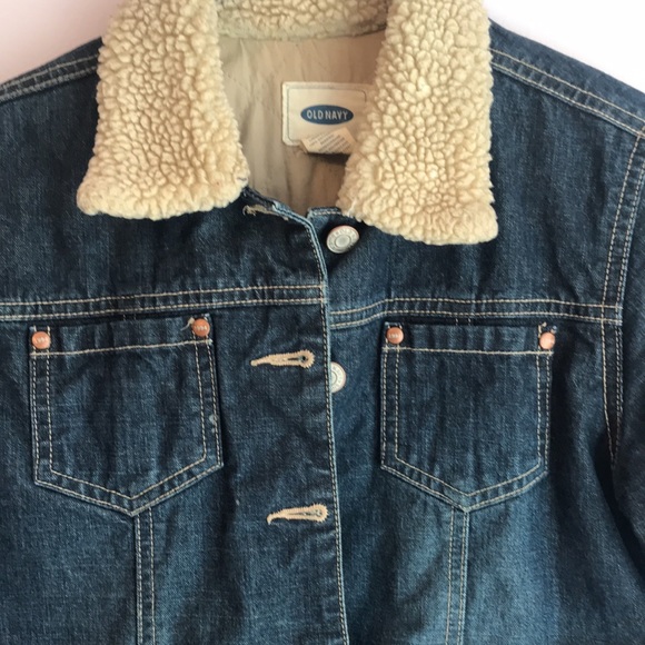 Gap Boy's Iconic Denim Jacket with Sherpa lined Collar. - Picture 5 of 8